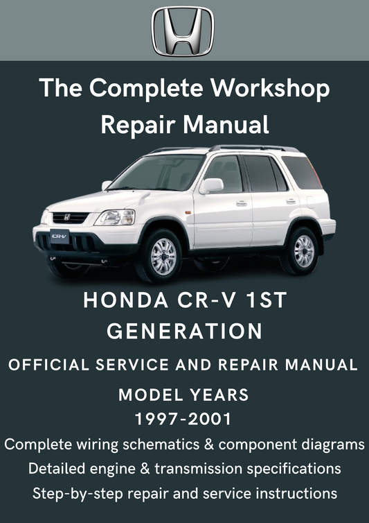 Honda CR-V 1st Generation (1997-2001) Workshop Manual