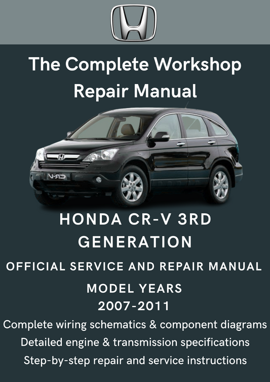 Honda CR-V 3rd Generation (2007-2011) Workshop Manual