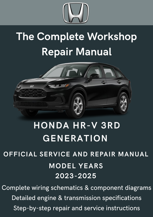 Honda HR-V 3rd Generation (2023-2025) Workshop Manual
