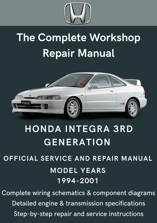 Honda Integra 3rd Generation (1994-2001) Workshop Manual