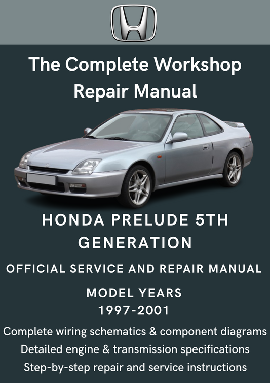 Honda Prelude 5th Generation (1997-2001) Workshop Manual